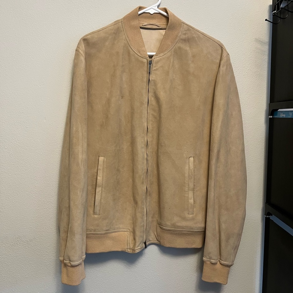 Salvatore Ferragamo Suede Leather Jacket